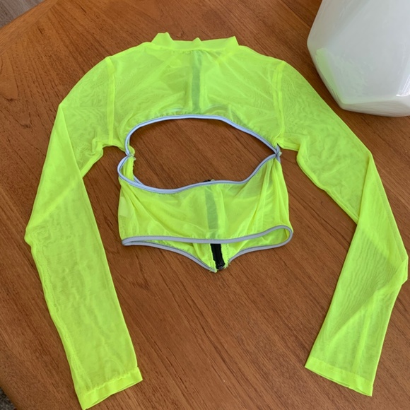 Superdown | Neon Reflective Rave Top - Picture 6 of 6